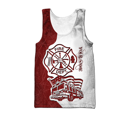 Customize Name Firefighter Hoodie For Men And Women MH08032108