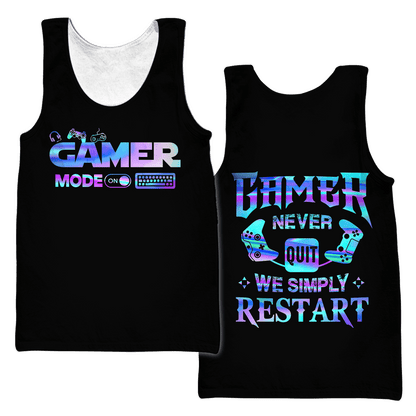 Gamer never Quilt Personalized Name Pi29042103