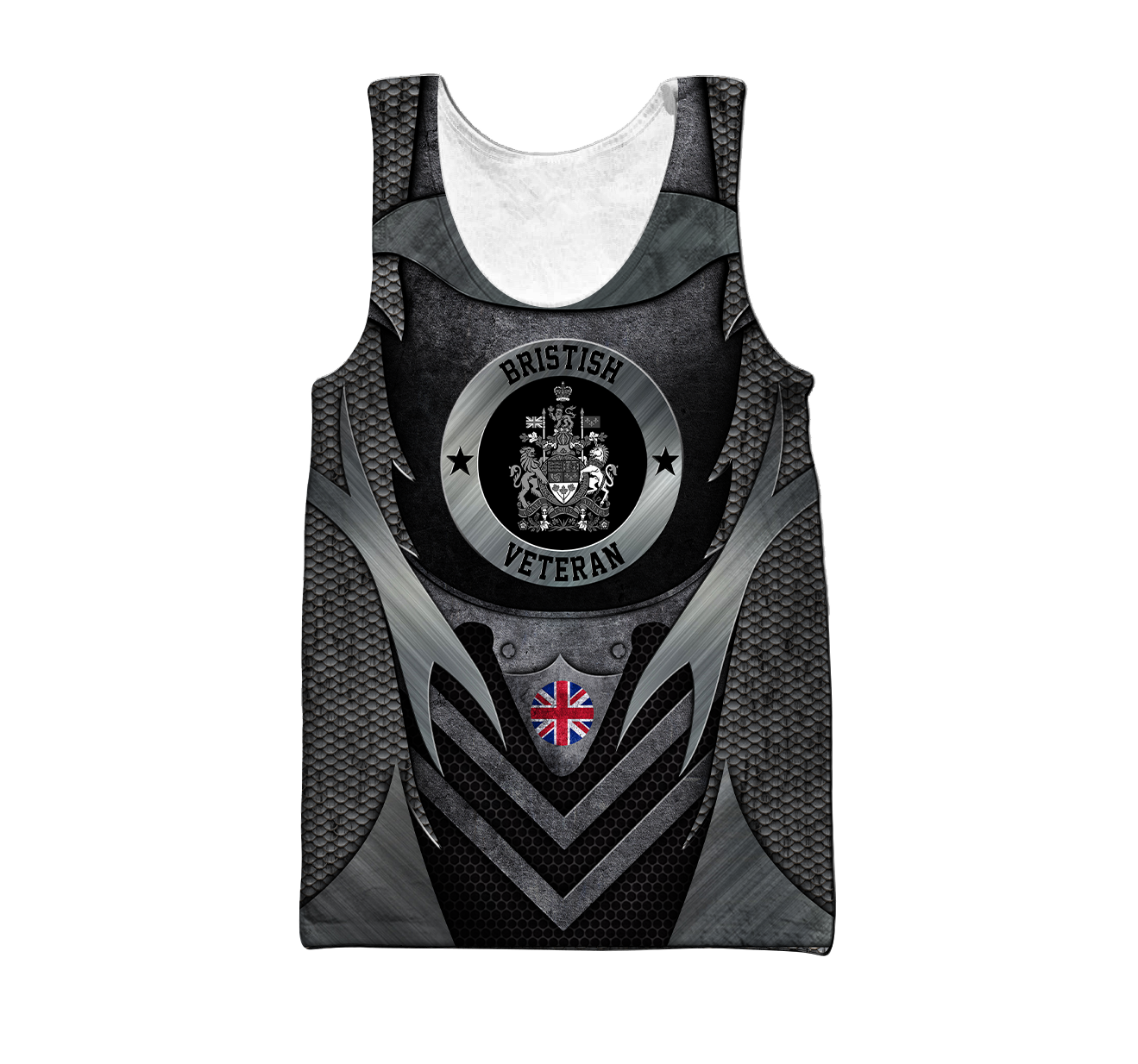 Personalized Name XT Bristish Veteran 3D Printed Shirts PD01042103