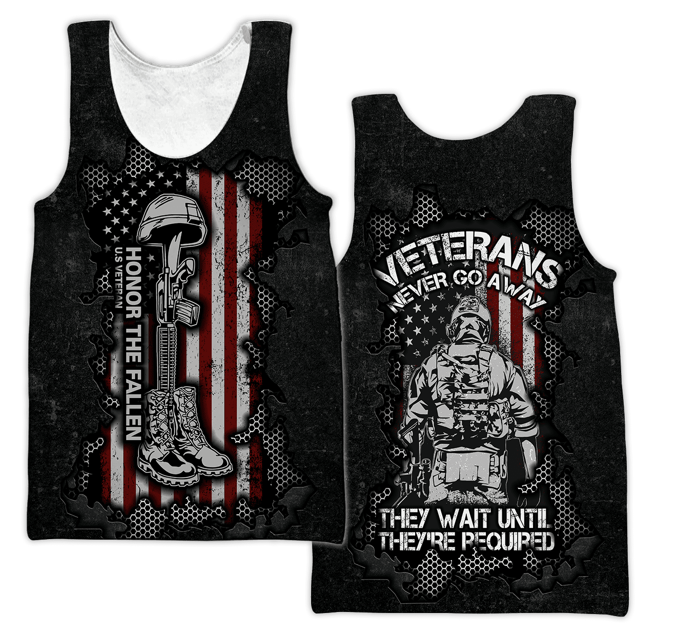 US Veteran never go away 3d printed shirts Proud Military DD20052101