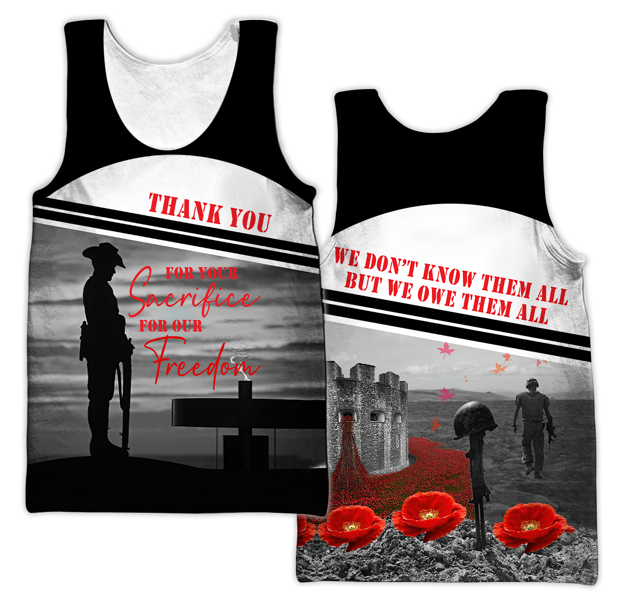 Premium Lest We Forget New Zealand Veteran 3D All Over Printed