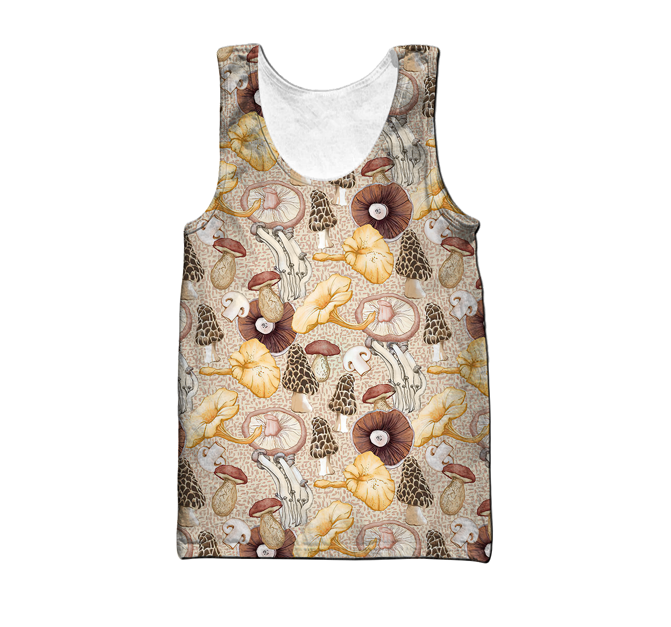Edible mushroom Pattern 3d print shirts