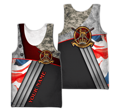 British Army 3D All Over Printed Unisex Shirts