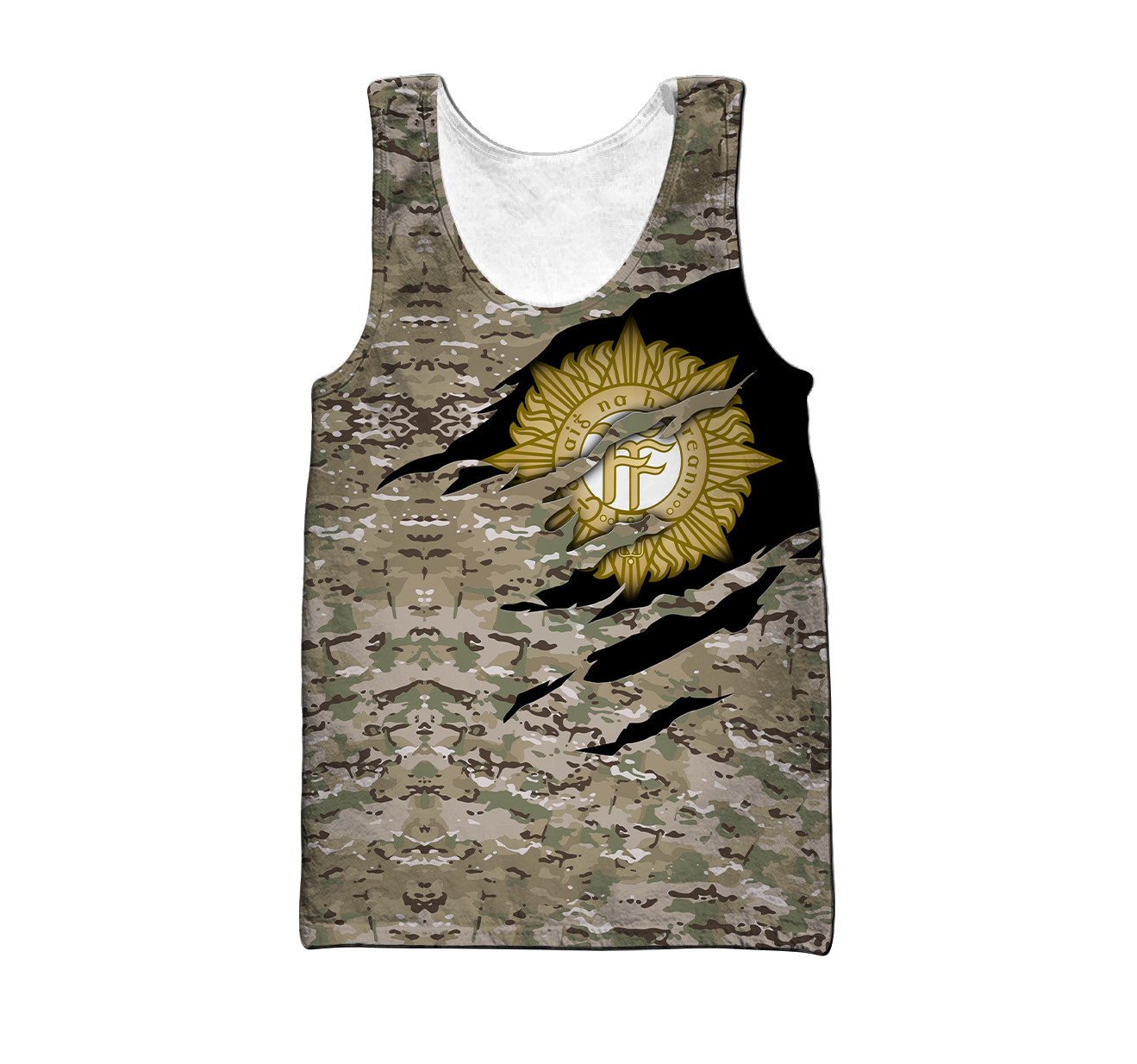 Irish Army 3D Hoodie Shirt For Men And Women