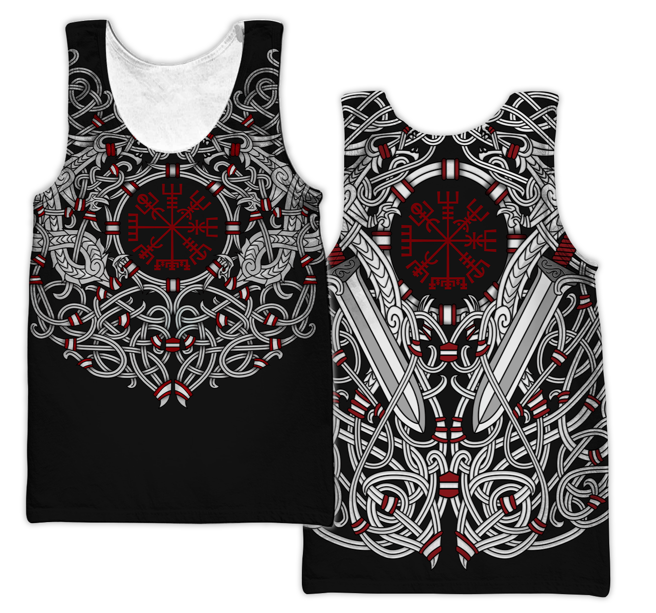 Premium 3D Printed Celtic Tatoo Shirts MEI
