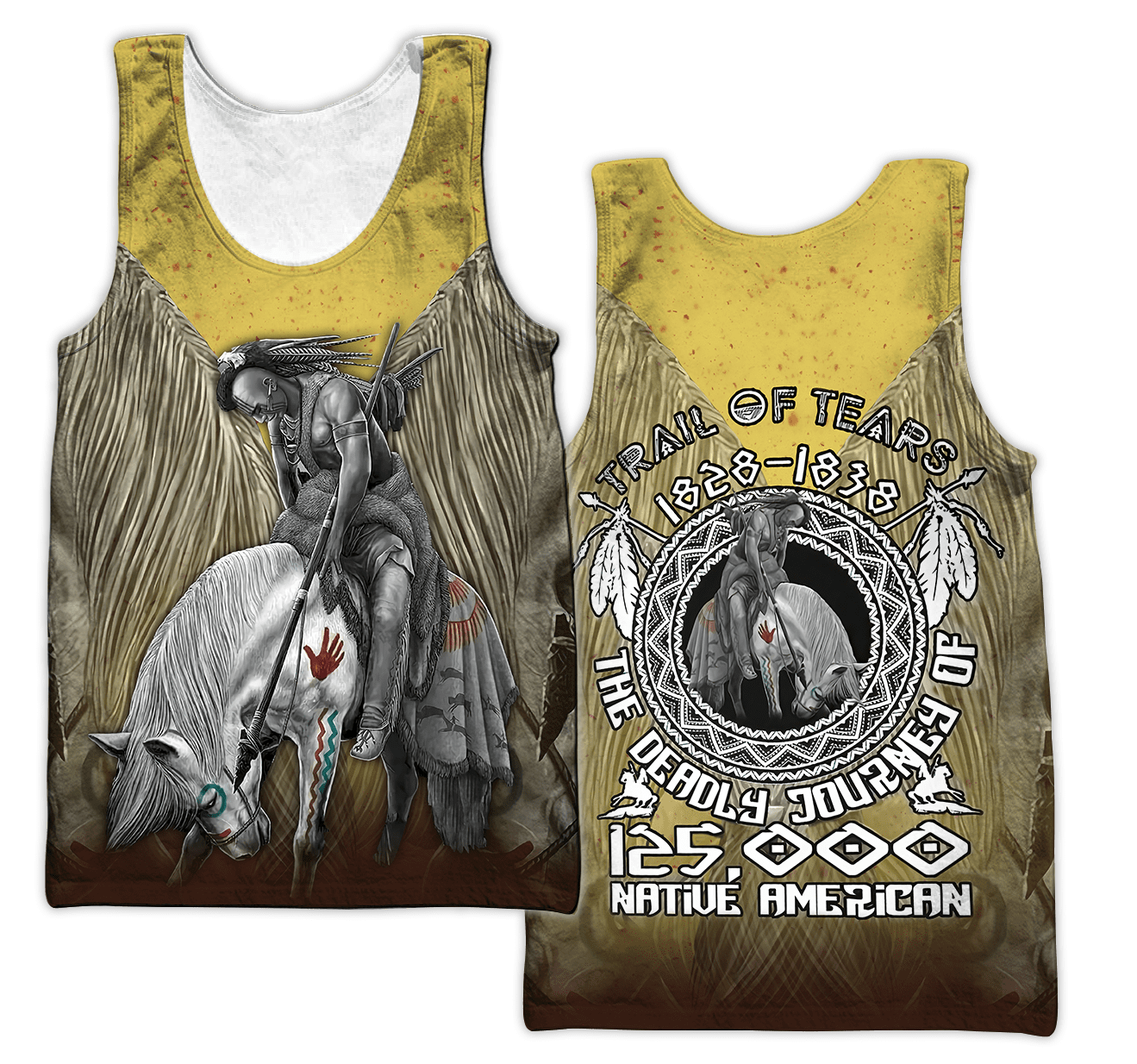 The Deadly Journey Of Native American 3D All Over Printed Unisex Shirt