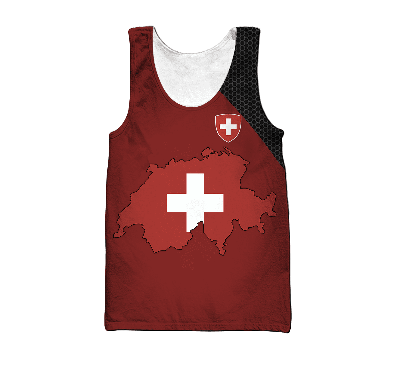 Switzerland 3D All Over Printed Unisex Shirts