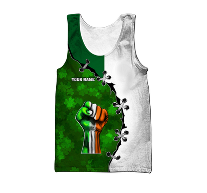 3D All Over Printed Irish Pride- St Patrick Day Unisex Shirts Custom Name XT MH17022103