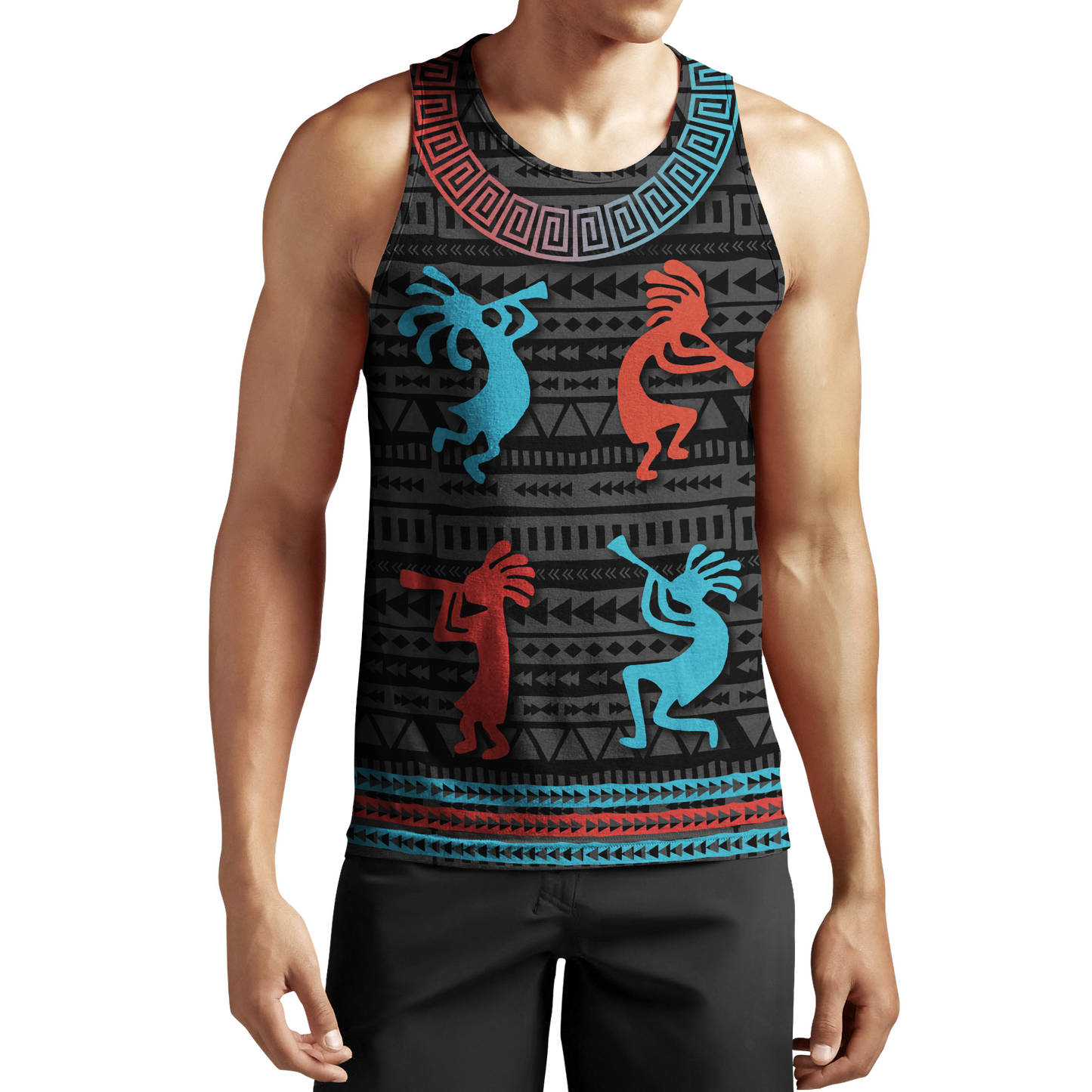 Kokopelli Color 3D All Over Printed Shirts DZ28052101 NT