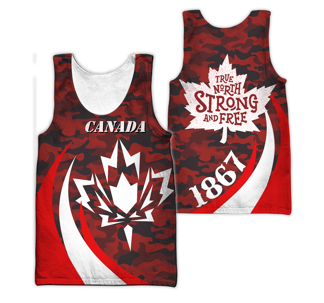 Canada Day 3D Printed Clothes SN27032102 XT