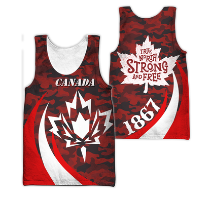 Canada Day 3D Printed Clothes SN27032102 XT