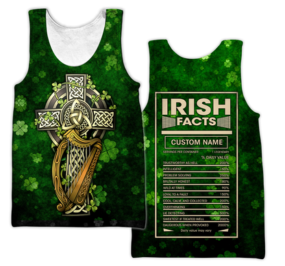 Irish Facts 3D All Over Printed Unisex Shirts PD03022101
