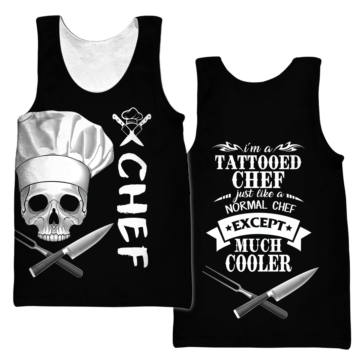 I'm Tattooed Chef 3D Over Printed Unisex Shirt