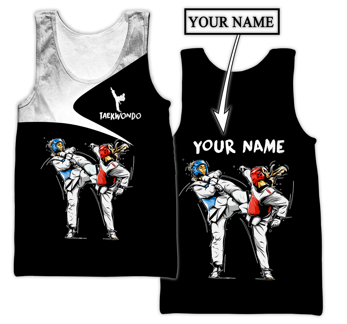 Customize Name Taekwondo Hoodie For Men And Women DD26032106