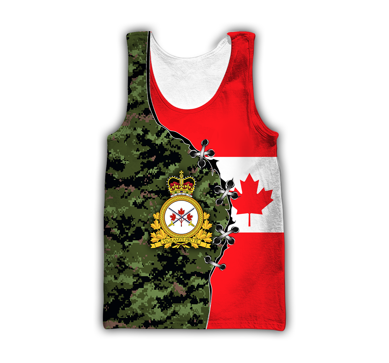 Canadian Army Pullover 3D All Over Printed Shirts NTN11032106