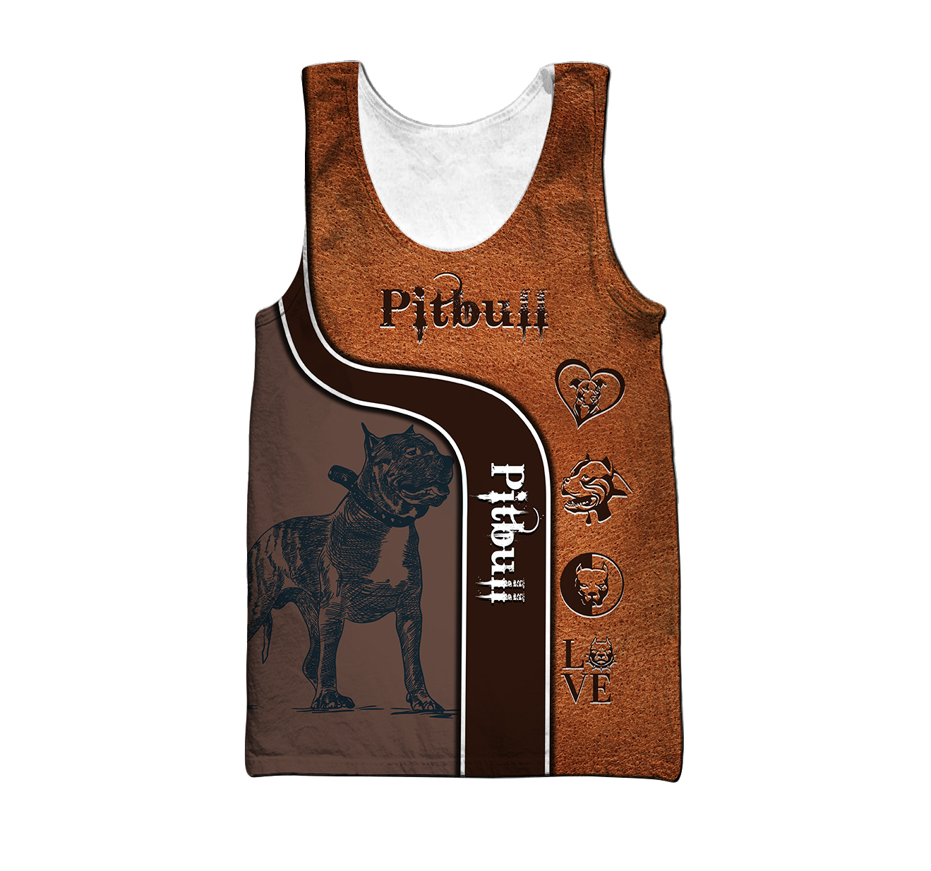 Pitbull 3D hoodie shirt for men and women custom name