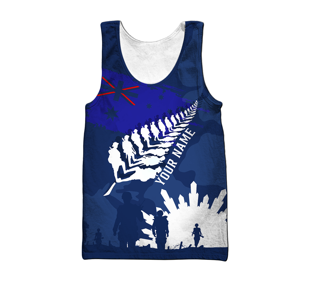 Personalized Name Anzac Day 3D All Over Printed Unisex Shirts