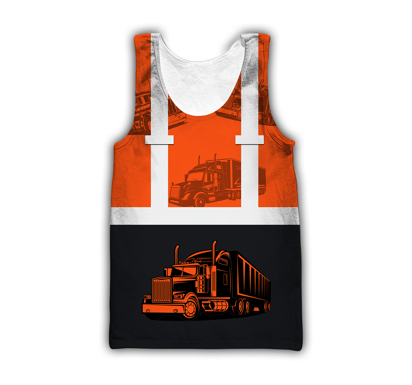 Premium Customized Name 3D All Over Printed Unisex Shirt For Trucker