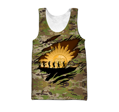 Premium Personalized Anzac Day Australian Army 3D All Over Printed Unisex Shirts TN
