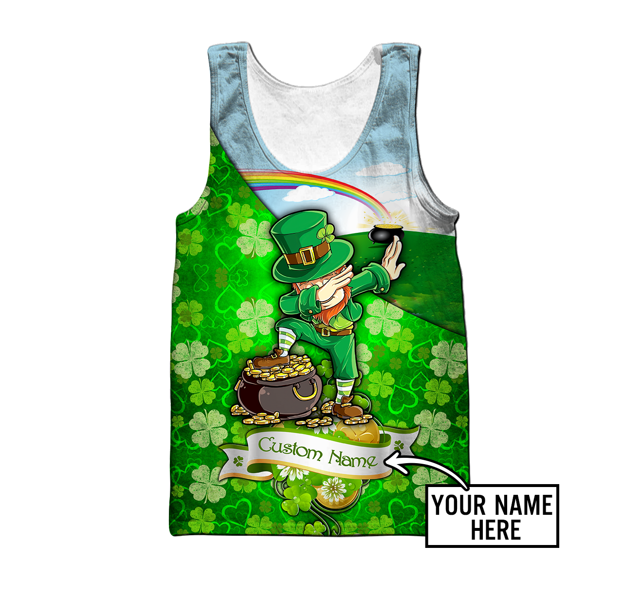 3D All Over Printed  Irish   St Patrick Day Unisex Shirts DD07022102 Custom Name XT