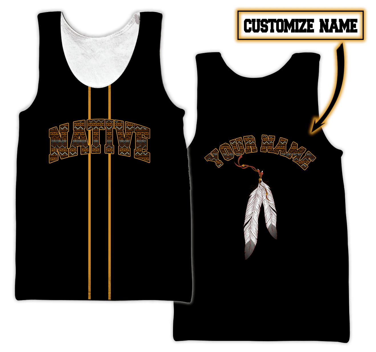 Summer Collection - Customized Native American 3D All Over Printed Unisex Shirts