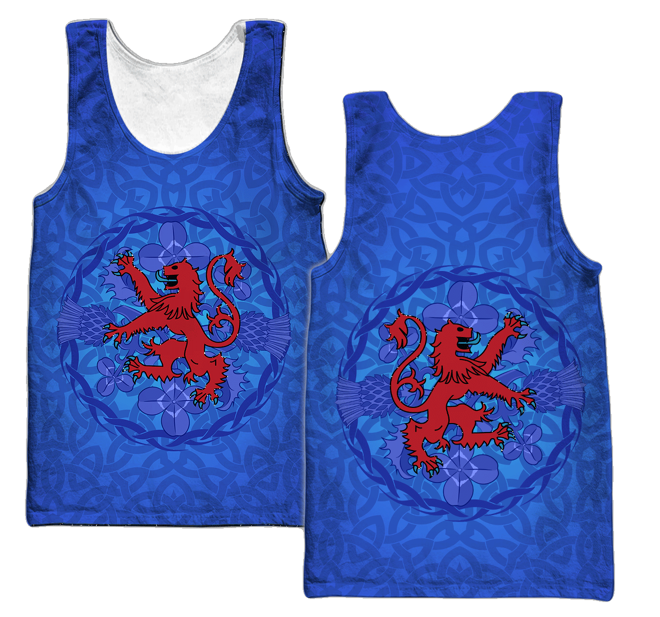 Premium Scotlish Lion 3D All Over Printed Unisex Shirts