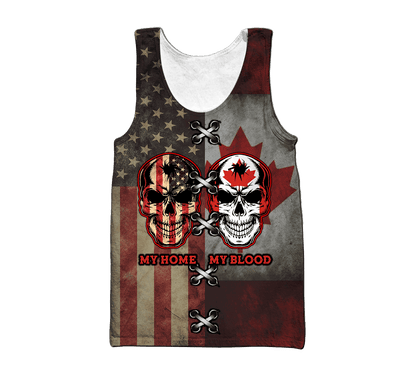 American Canadian 3D Printed Shirts HHT01042103