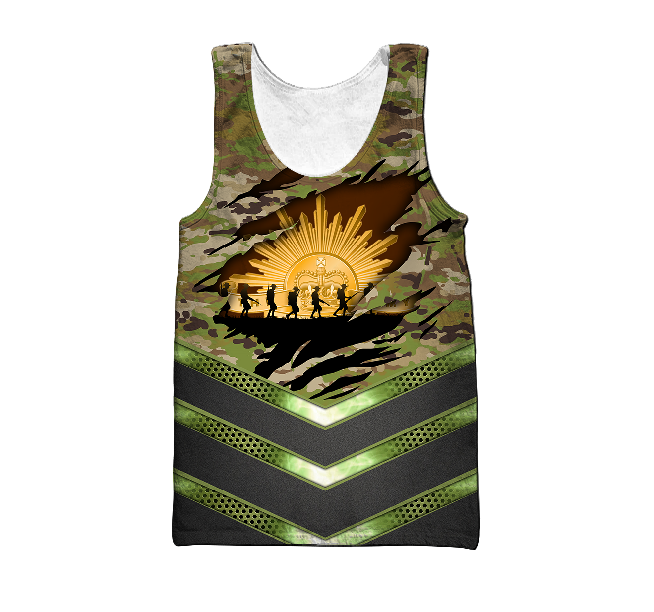 Premium Personalized Australian Army 3D Printed Unisex Shirts TN