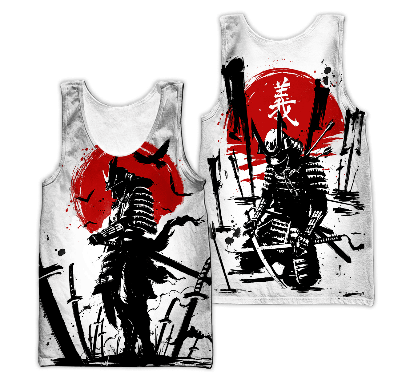 Japan Tattoo 3D All Over Printed Unisex Shirts