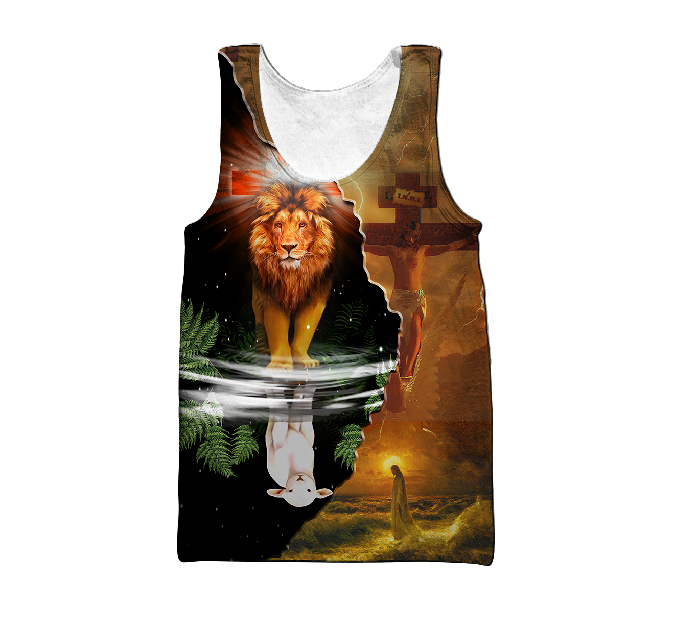 Jesus Lion Lamp 3D All Over Printed Shirts