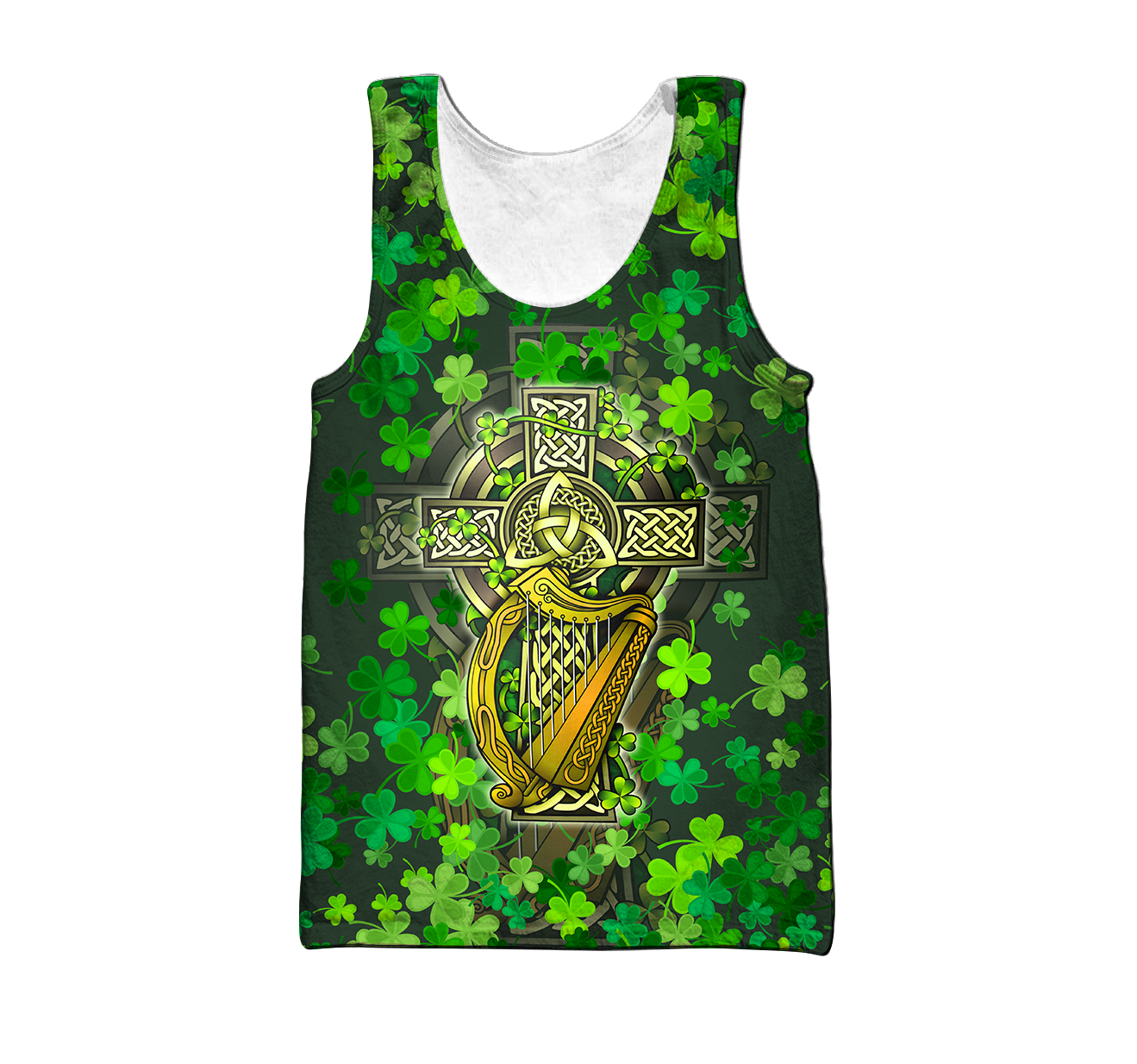 Customize Name Clover Cross Patrick's Day Hoodie For Men And Women MH02022103