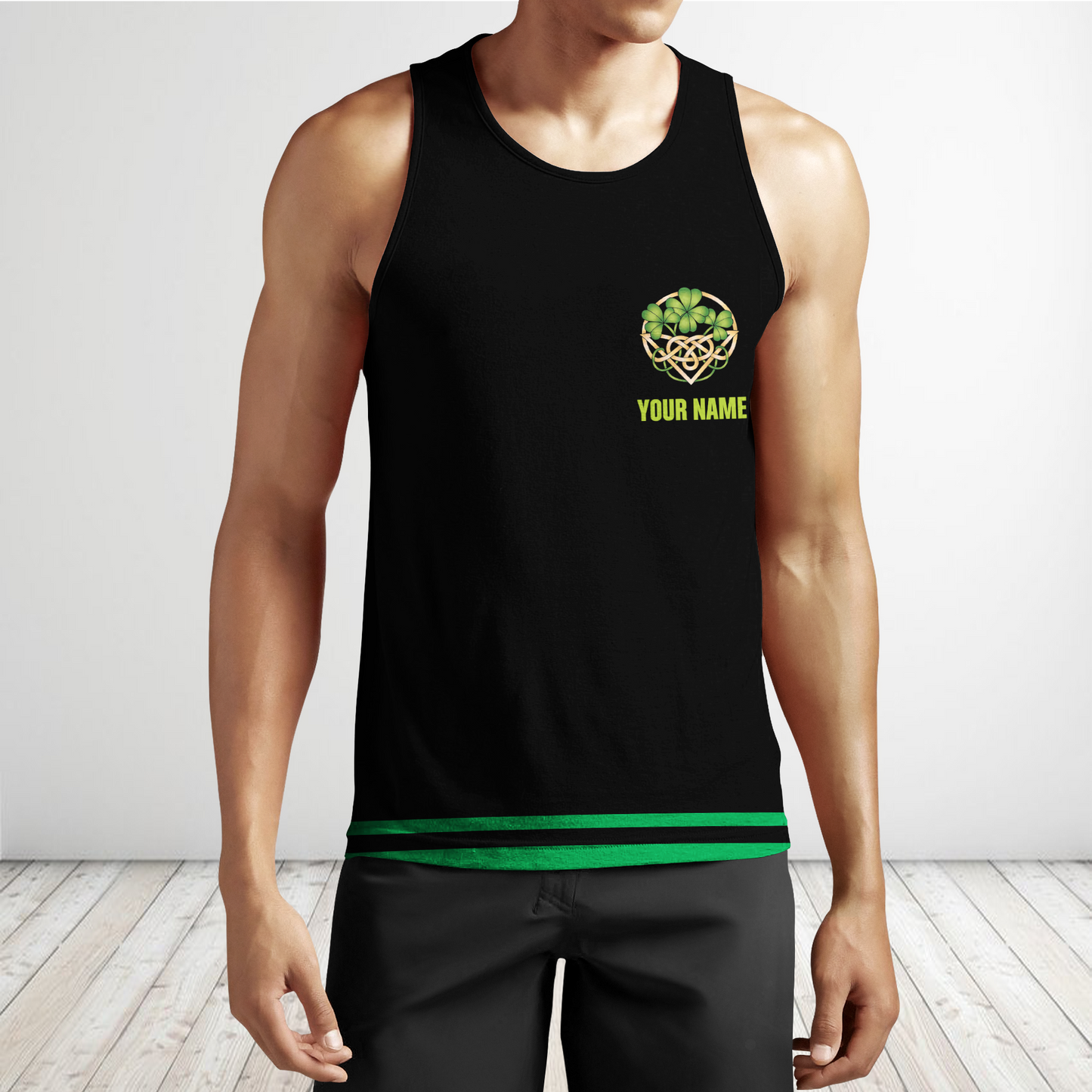3D All Over Printed Irish  St Patrick Day  Unisex Shirts Custom Name XT