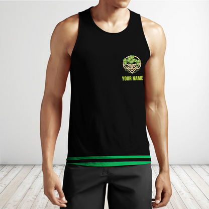 3D All Over Printed Irish  St Patrick Day  Unisex Shirts Custom Name XT