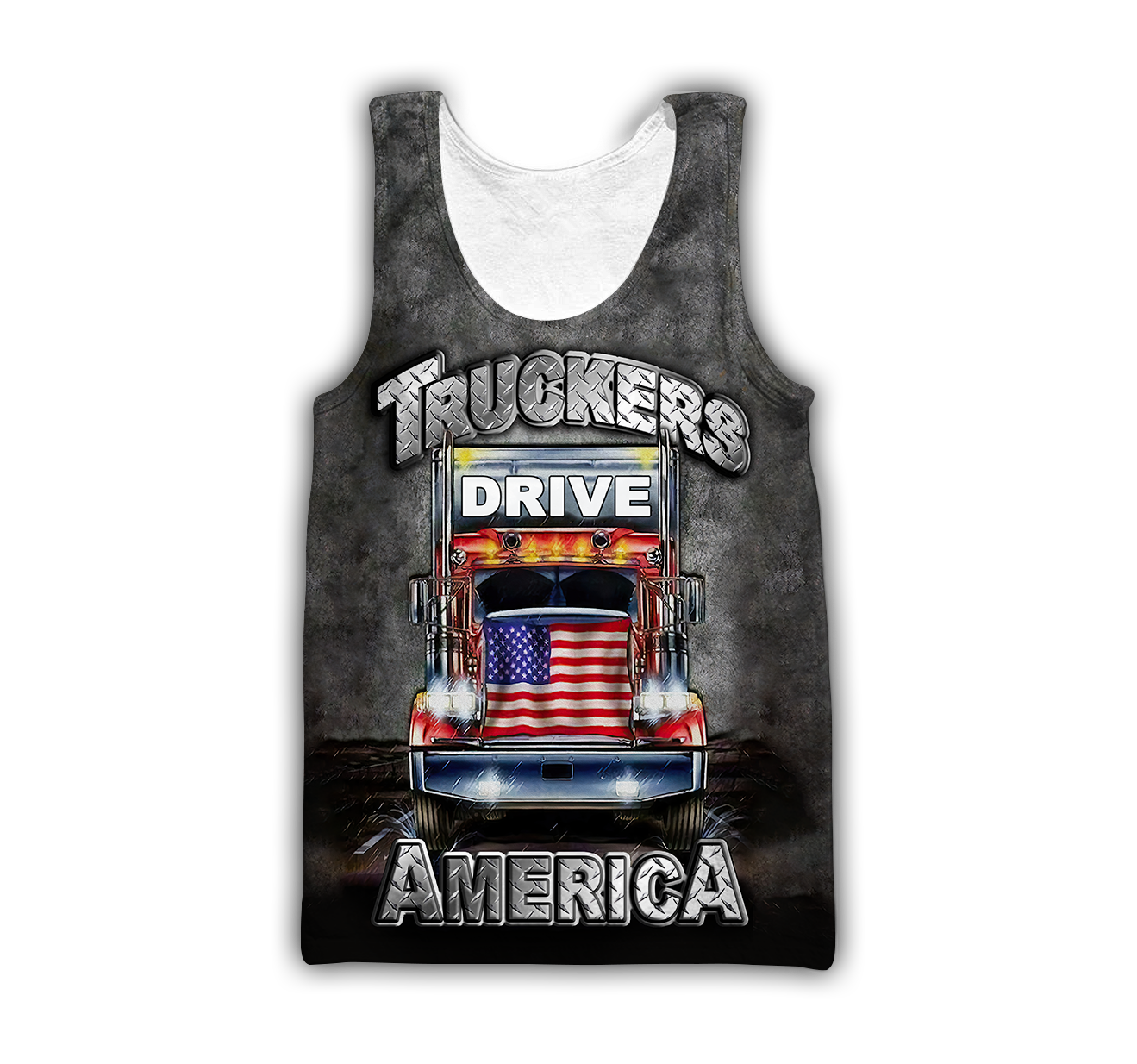 Premium Customized Name 3D All Over Printed Unisex Shirt For Trucker