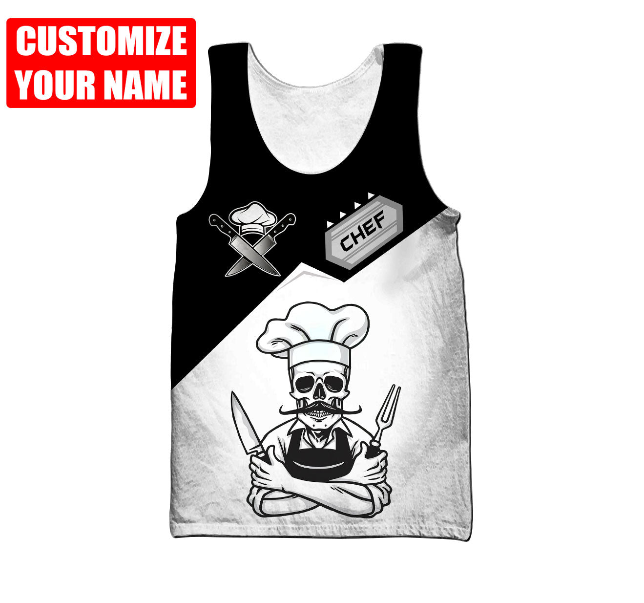 Custom Name Master Chef 3D All Over Printed Unisex Shirts