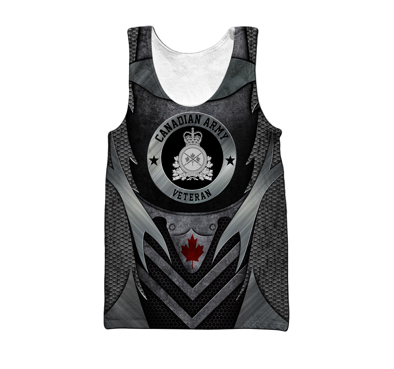 Personalized Name XT Canadian Army Veteran 3D Printed Clothes PD30032101