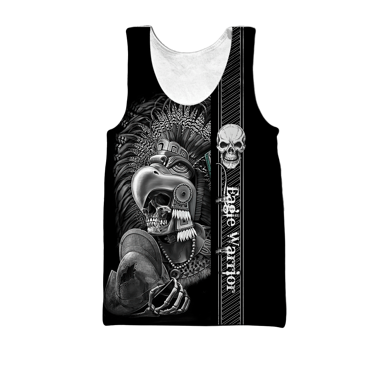 Eagle Warrior Aztec Mexican 3D All Over Printed Hoodie
