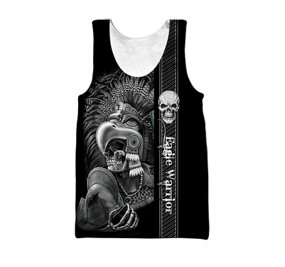 Eagle Warrior Aztec Mexican 3D All Over Printed Hoodie