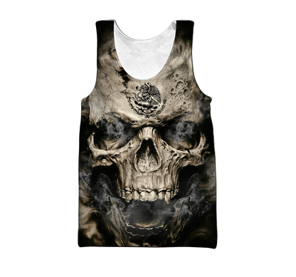 Mexican Skull 3D All Over Printed Unisex Hoodie