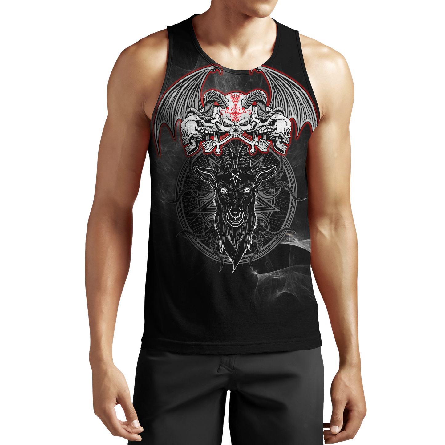 Satanic Skull Symbols Hoodie For Men And Women JJ07022102