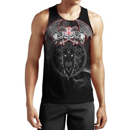 Satanic Skull Symbols Hoodie For Men And Women JJ07022102