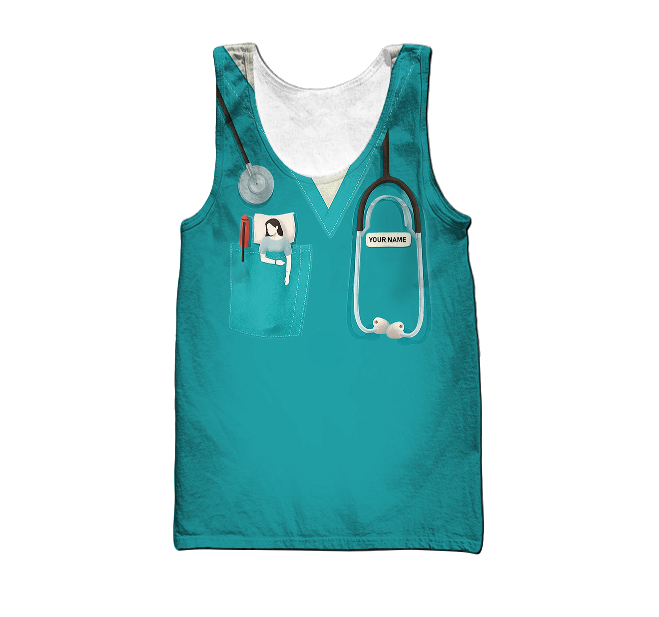 Premium Nurse Customize 3D All Over Printed Unisex Shirts