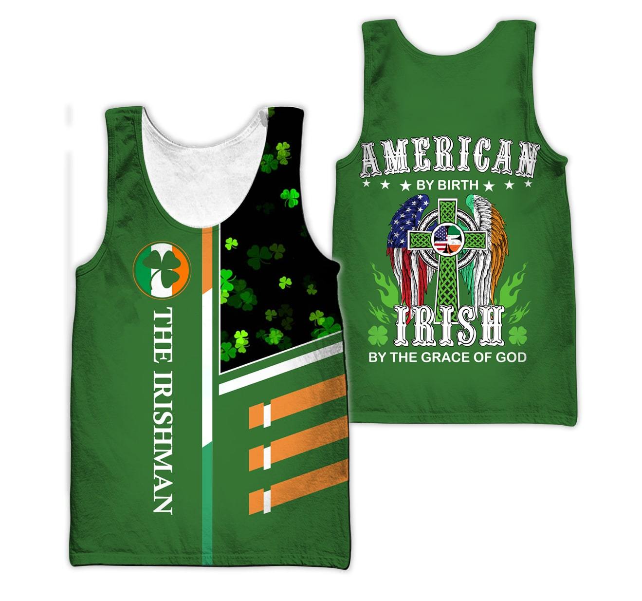3D All Over Printed  Irish- American St Patrick Day Unisex Shirts