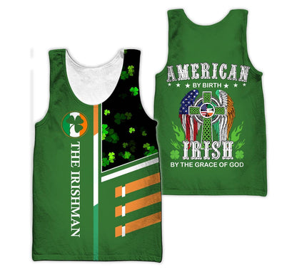 3D All Over Printed  Irish- American St Patrick Day Unisex Shirts