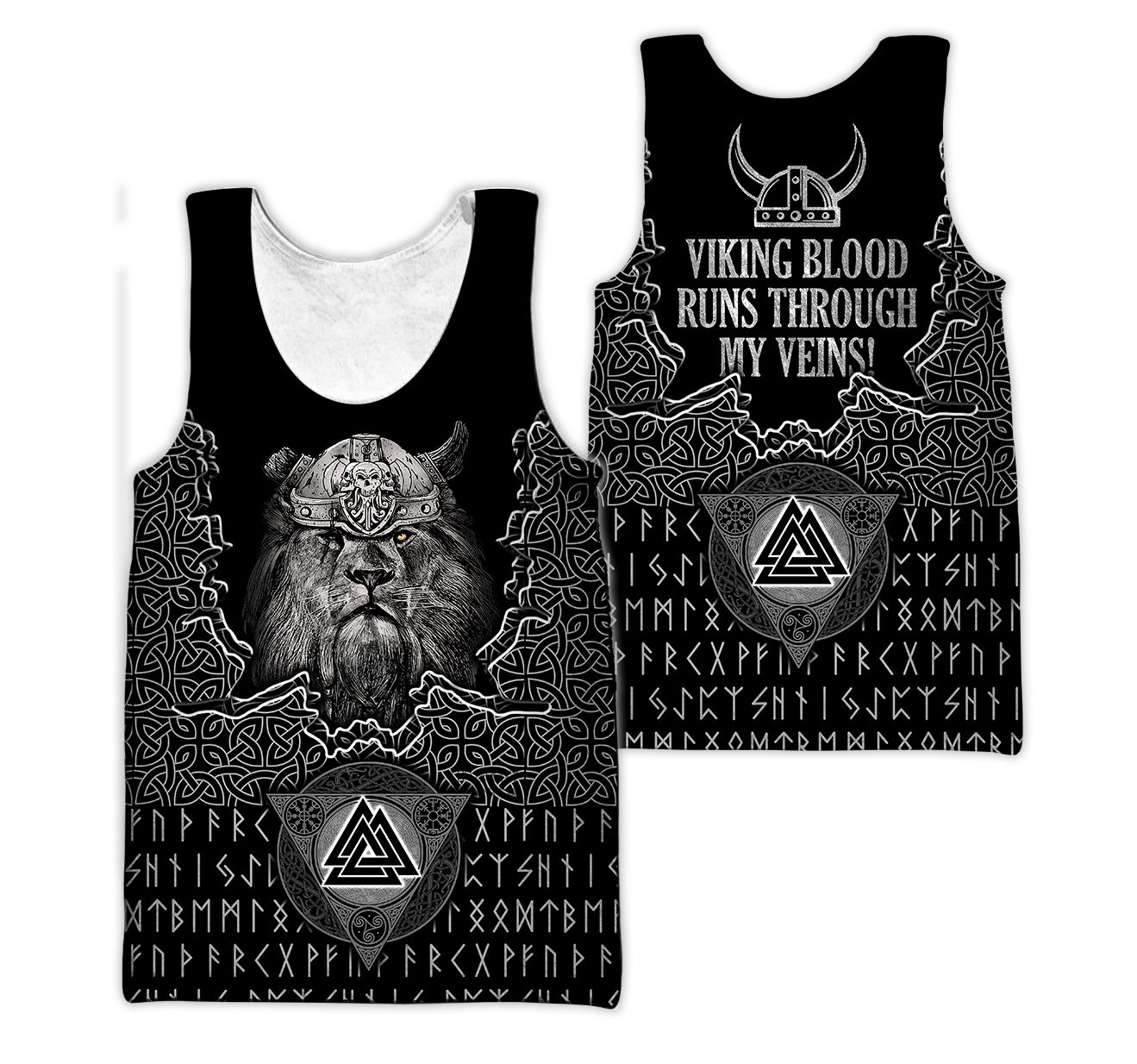 Lion Viking 3D All Over Printed Unisex Shirt