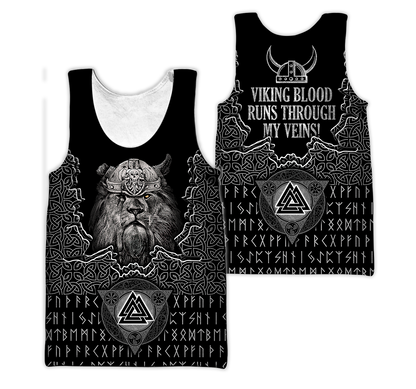 Lion Viking 3D All Over Printed Unisex Shirt