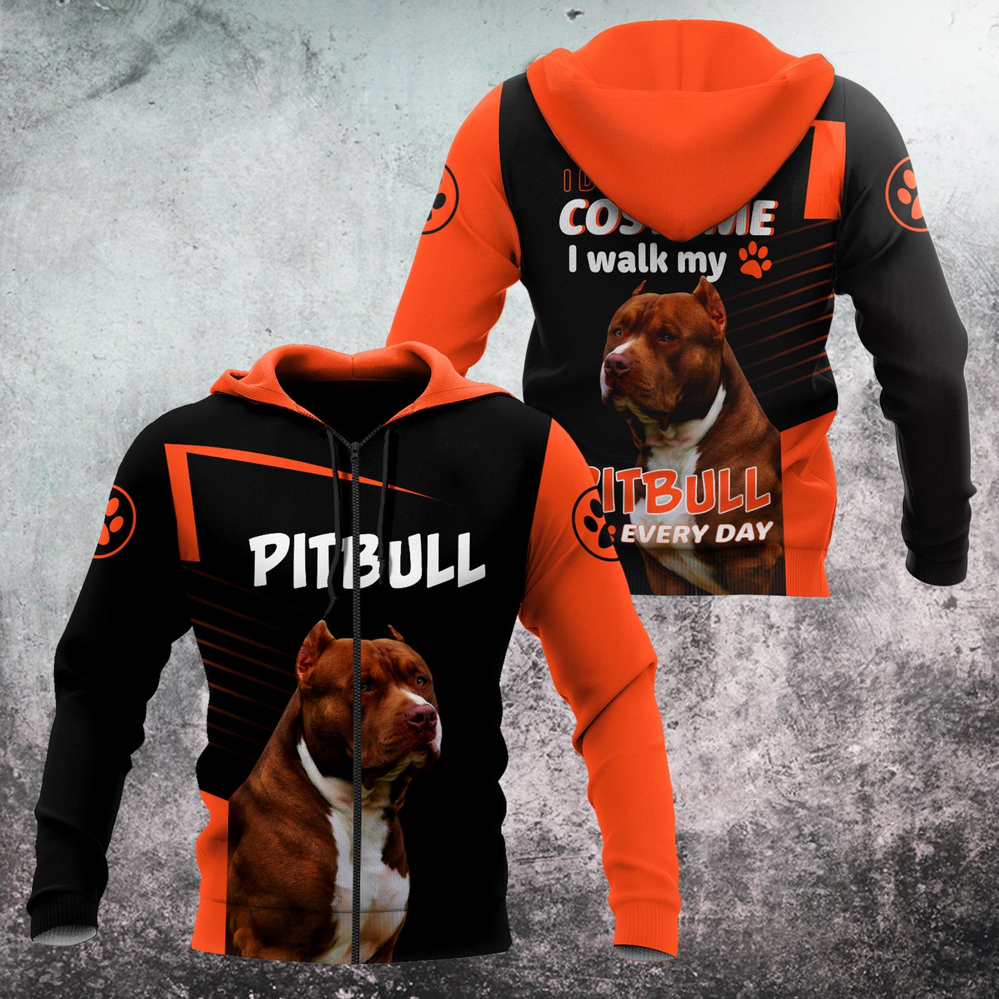 Pit Bull Lovers 3D All Over Print Hoodie T Shirt For Men and Women TN25092002
