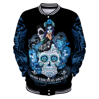 Diabetes 3d hoodie shirt for men and women HG HAC210301-Apparel-HG-Baseball jacket-S-Vibe Cosy™