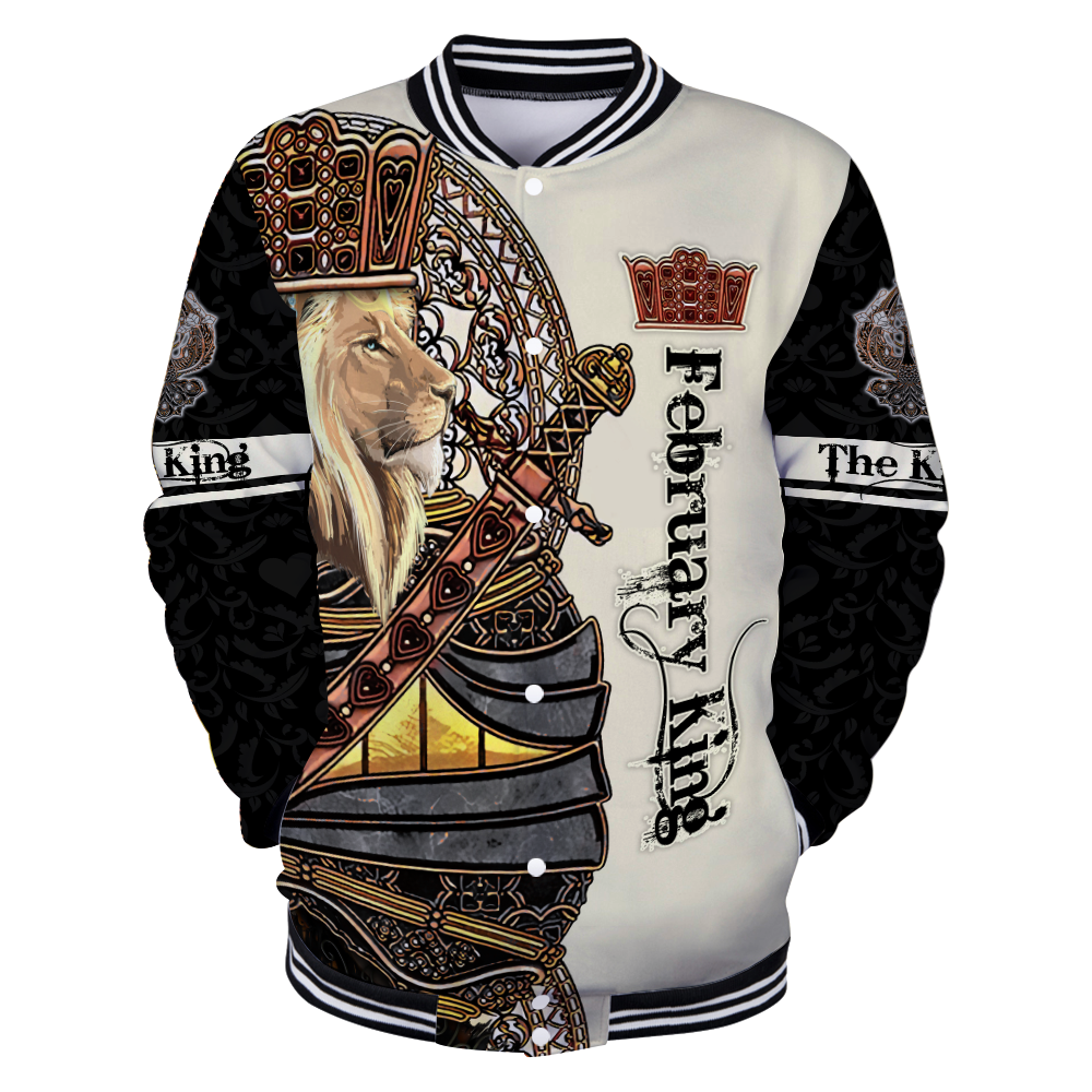 February King Lion 3D All Over Printed  Unisex Shirts