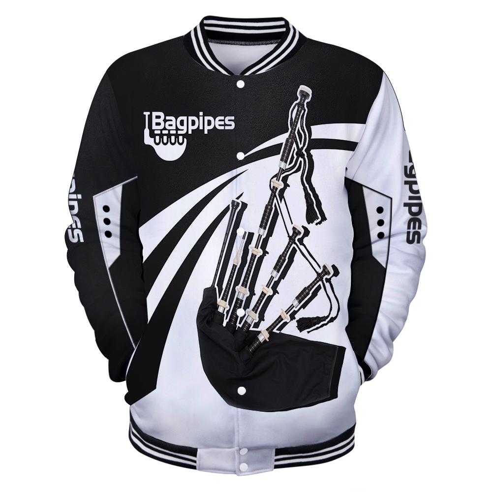 Bagpipes music 3d hoodie shirt for men and women HG HAC21121-Apparel-HG-Baseball jacket-S-Vibe Cosy™